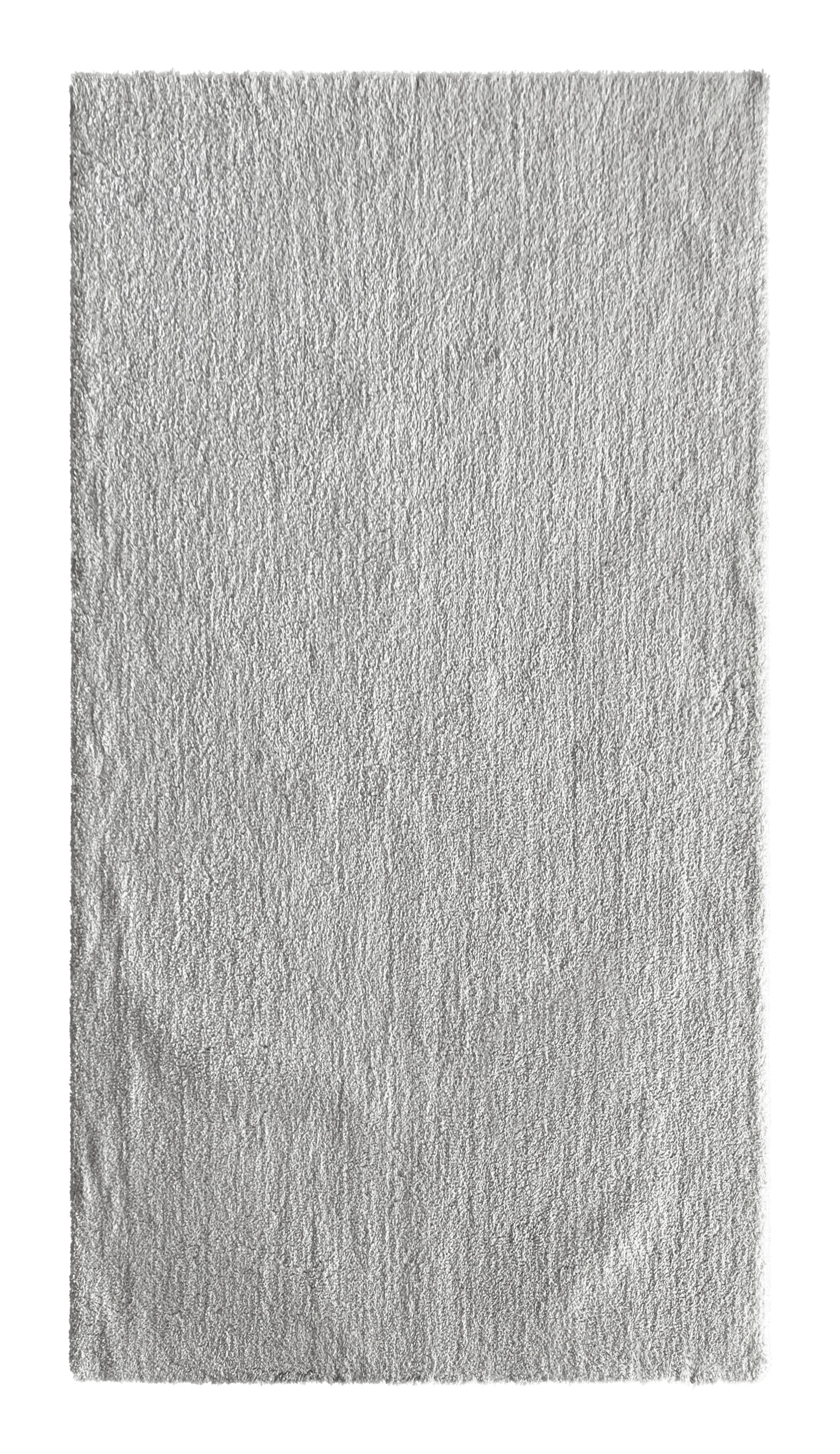 Hochflorteppich Silberfarben Kira 2 80x150 cm