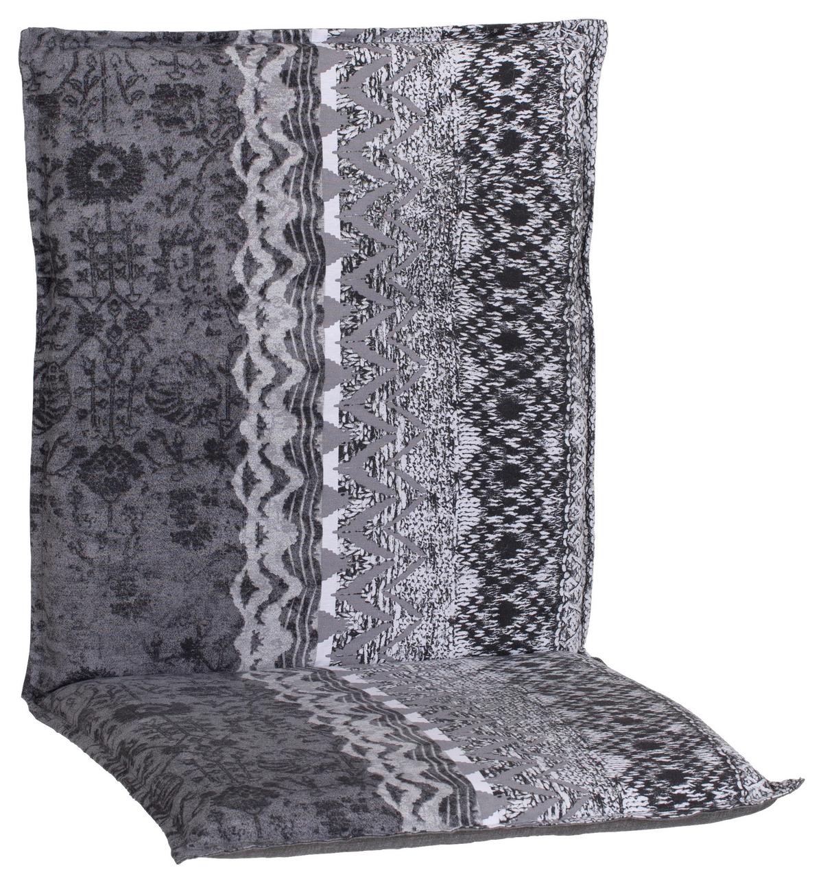 Sesselauflage Genf Niedriglehner - Grau, Basics, Textil (100/48/4cm) - Beo