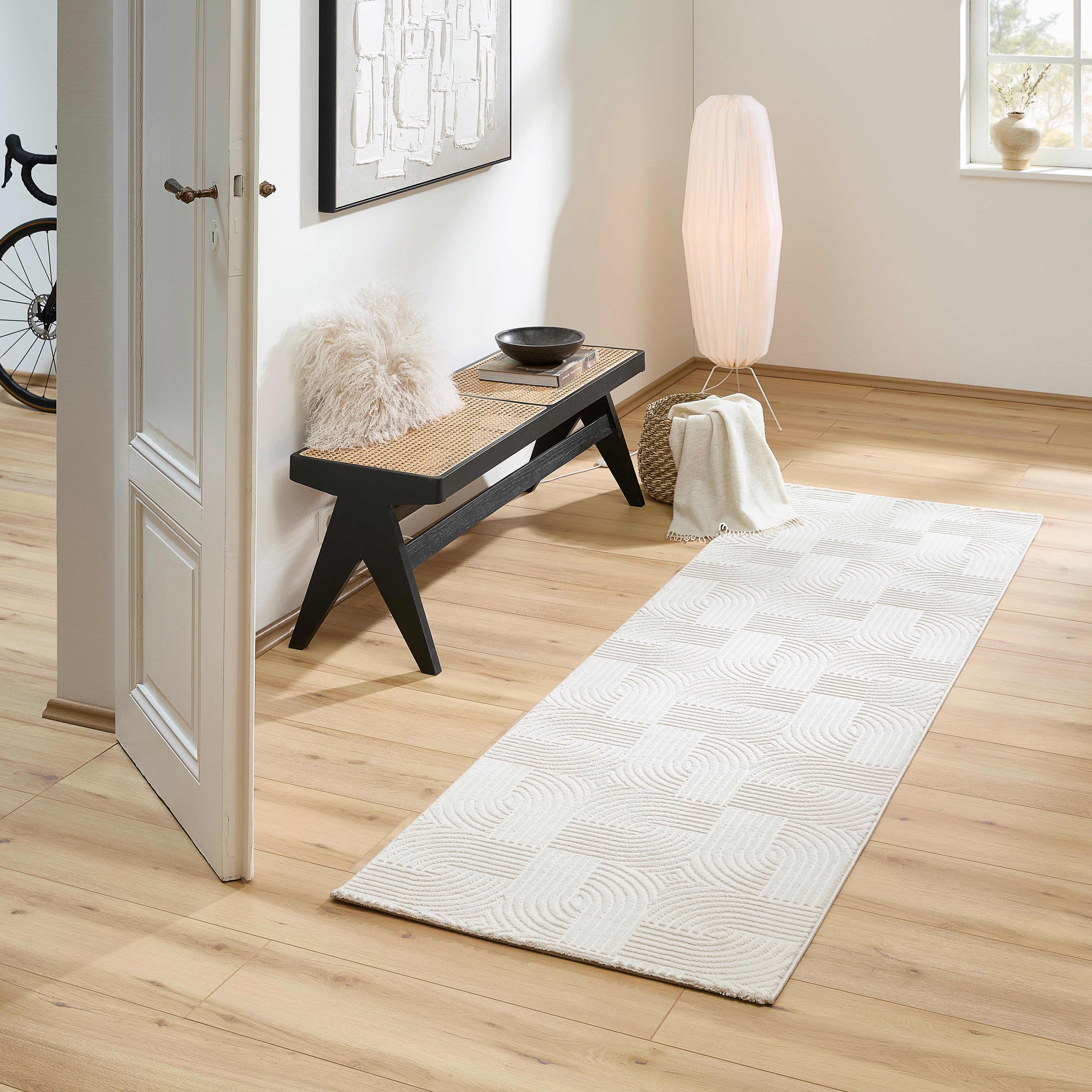 Läufer Sahara - Creme, Design, Textil (80/250cm) - Novel