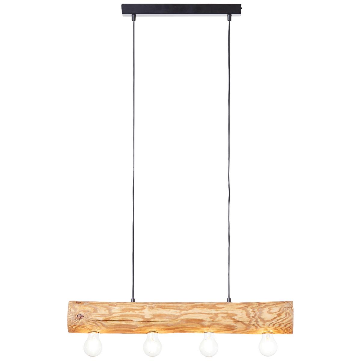 Hängeleuchte 99432/35 Trabo - Kieferfarben, Natur, Holz/Metall (105/70/10cm) - Brilliant