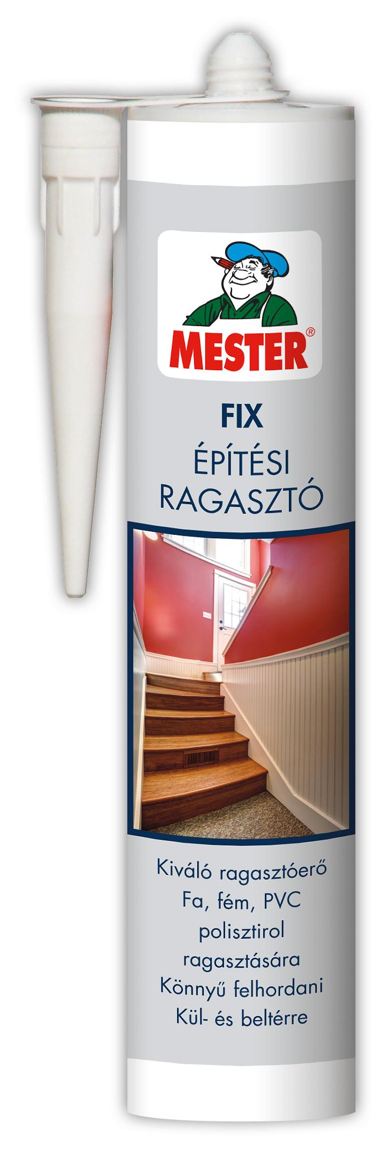 Ragasztó Mester Fix Építési Ragasztó - fehér, műanyag (310ml)