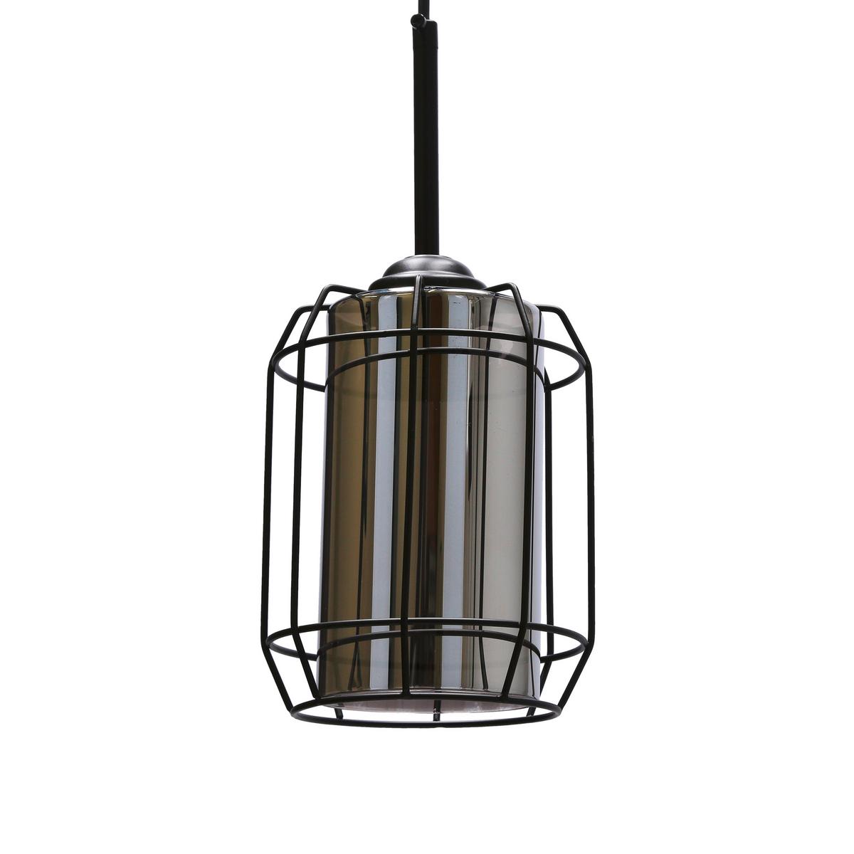 Pendelleuchte 31-08428 Jonera - Schwarz, Design, Metall (15/15/110cm)
