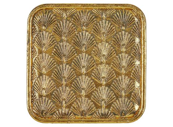 Dekoteller Alerio - Goldfarben, Natur, Kunststoff (16/16cm) - Luca Bessoni Dekoteller Alerio - Goldfarben, Natur, Kunststoff (16/16cm) - Luca Bessoni