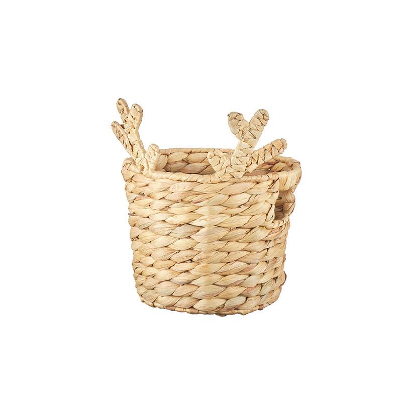 Koš REINDEER -PAZ- - ecru, kov/přírodní materiály (18/25cm) - Mömax