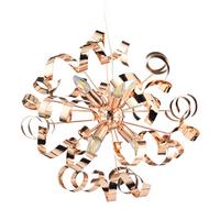 HÄNGELEUCHTE 4812/6R - Kupferfarben, Design, Metall (50/50/150cm)