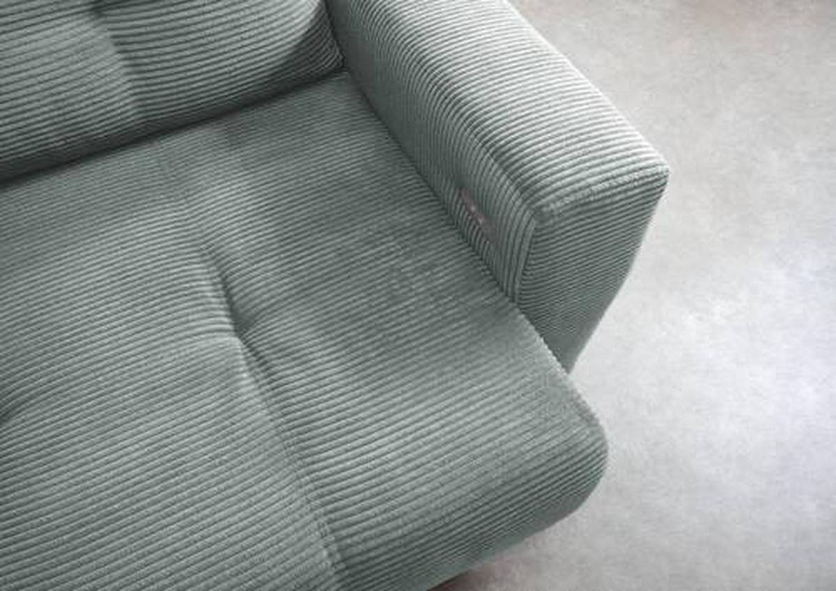 Ecksofa Restato Hellblau S: 177/246 Cm - Schwarz/Hellblau, MODERN, Holz/Textil (177/246cm) - MID.YOU