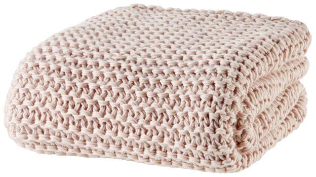 Měkká Deka Emily, 110/160cm, Růžová - růžová, Romantický / Rustikální, textil (110/160cm) - Premium Living