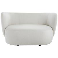 2-sitzer-sofa Boli Bouclé - Creme/Schwarz, KONVENTIONELL, Textil (154/80/84cm) - Livetastic