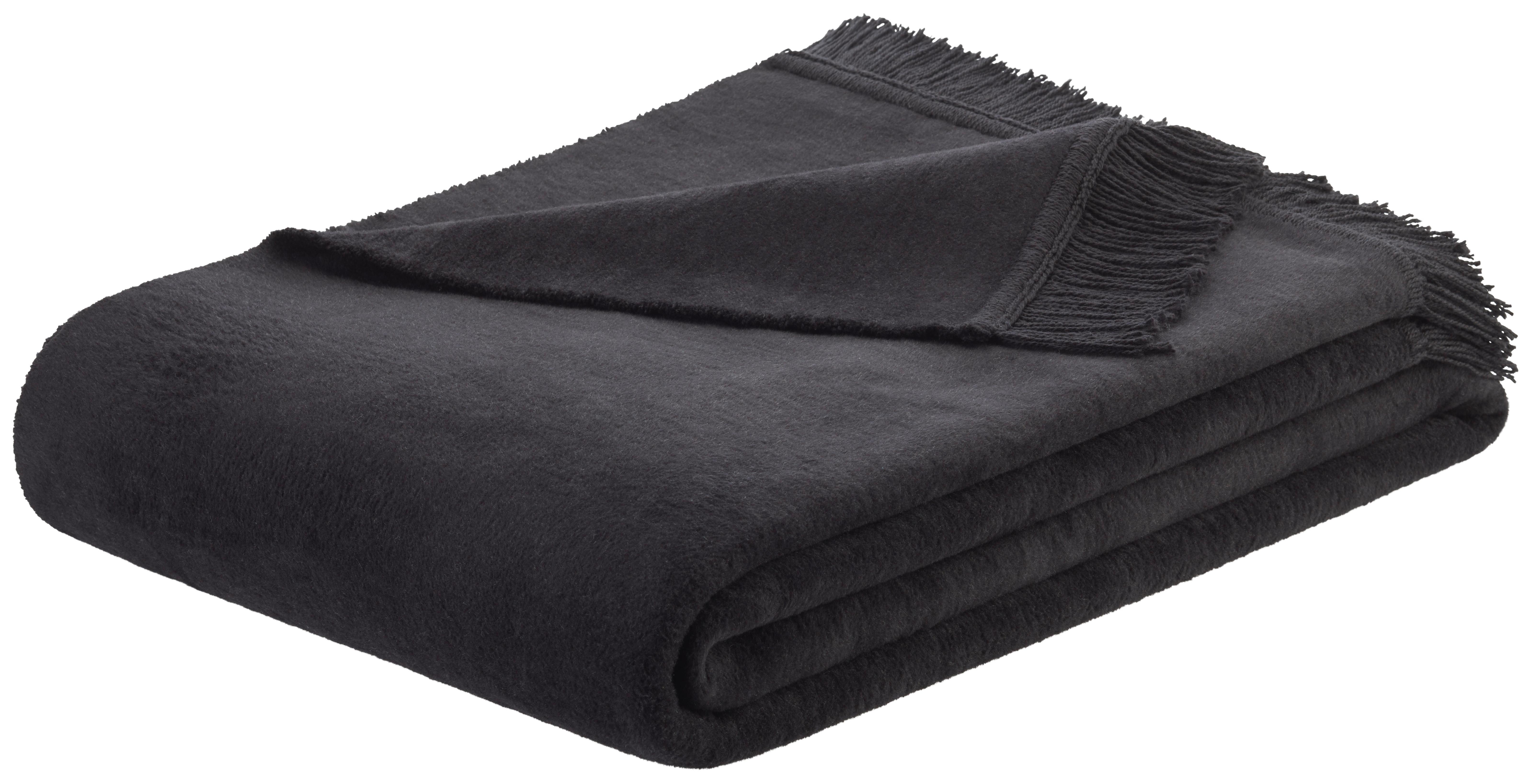 Deka El Sol, 150/200cm, černá - černá, textil (150/200cm) - Modern Living