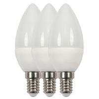 Led-lampe C81081 E14, 5,5 W, 480 Lm, 3000 K, 3er-Set - Weiß, Basics, Kunststoff/Metall (3,7/9,9cm)