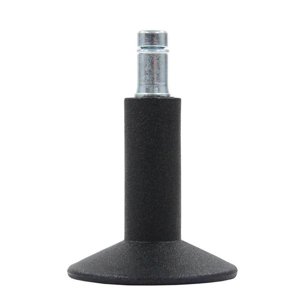 Bürostuhlgleiter Stand Schwarz Ø 6 Cm 5er-Set - Schwarz, Basics, Kunststoff/Metall (6/6,4/6cm) - MID.YOU