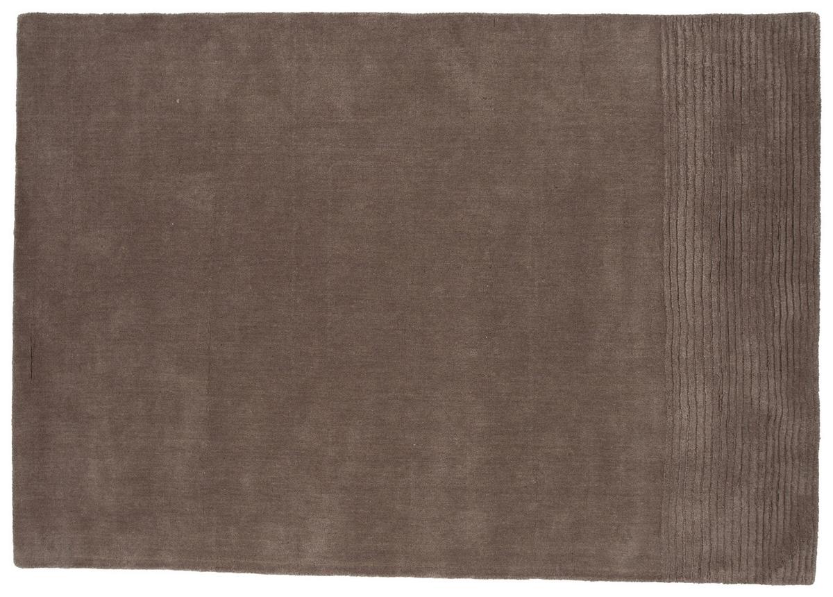 Hochflorteppich Matteo - Braun, LIFESTYLE, Textil (230/160cm) - P & B