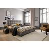Polsterbett mit Lattenrost 180x200 Livorno, Hellgrau - Hellgrau, MODERN, Holz/Textil (180/200cm) - Carryhome