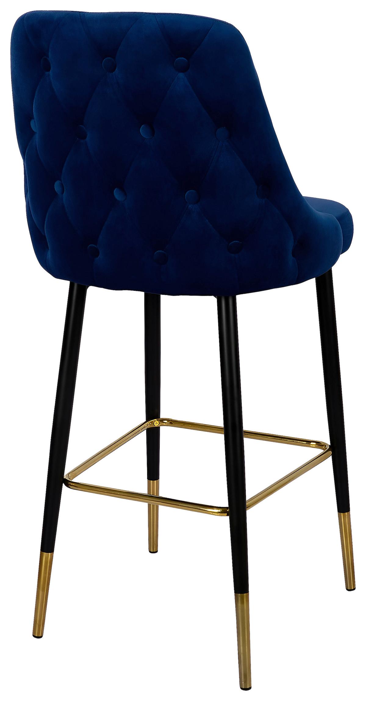 BAROVÁ STOLIČKA BLUE - Design (53/110/57cm) - Kayoom