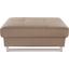 Hocker Rockstar - Sandfarben/Chromfarben, MODERN, Leder (96/46/66cm) Hocker Rockstar - Sandfarben/Chromfarben, MODERN, Leder (96/46/66cm)