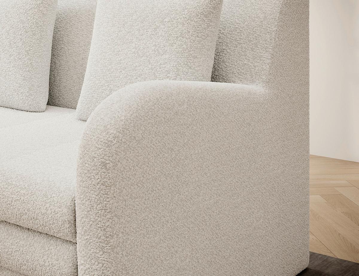 Schlafsofa Ario Weiß B: 130cm - Schwarz/Weiß, Design, Textil (130/85/103cm) - MID.YOU