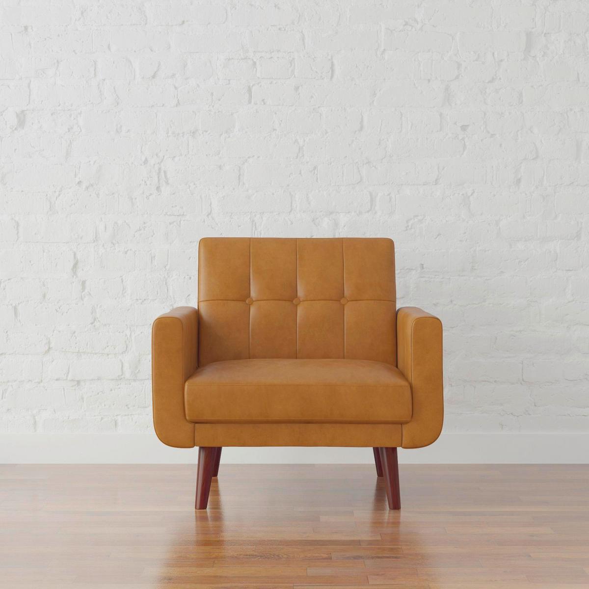 Sessel Nola Braun B: 93cm - Braun, Design, Holzwerkstoff/Textil (93/81/85cm) - MID.YOU