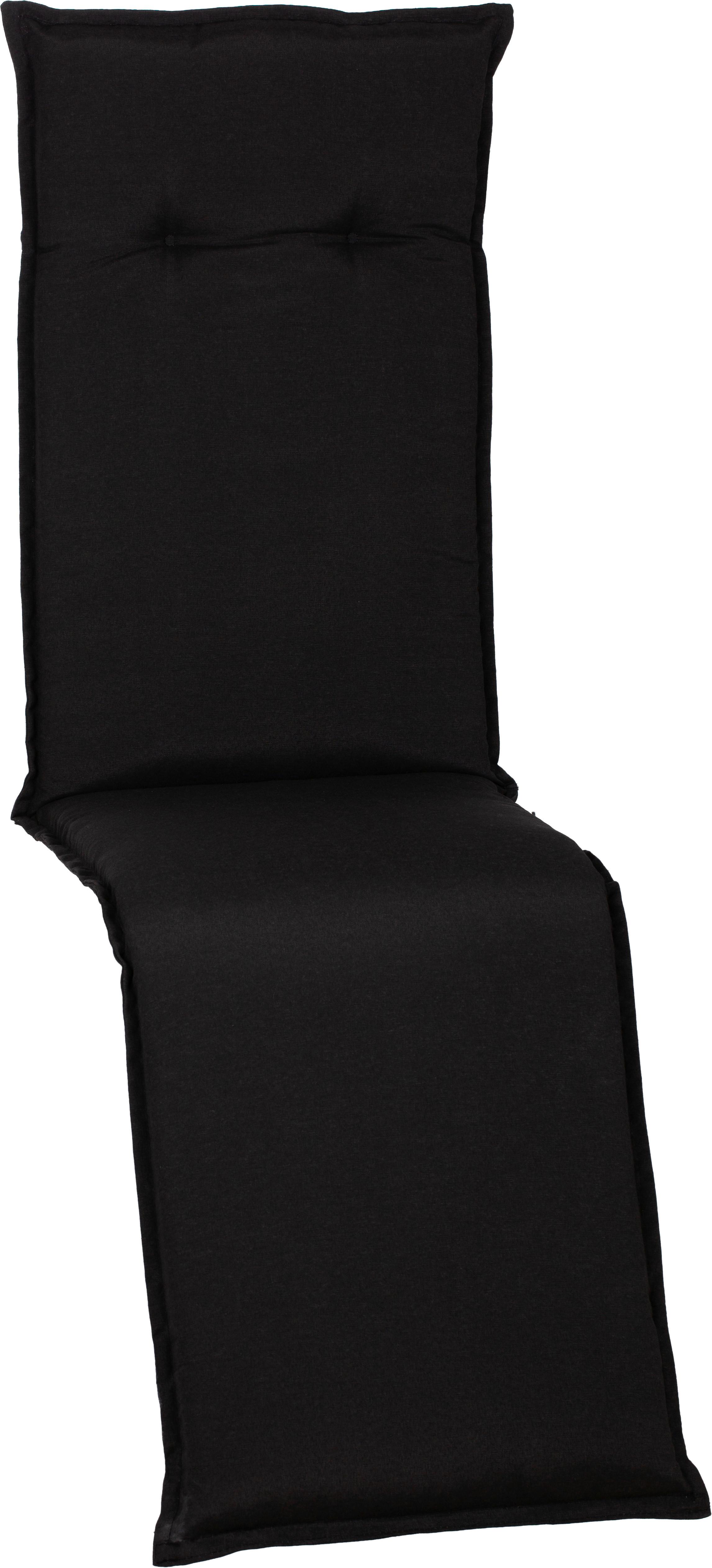 Auflage Trabazon 170x46x8cm Anthrazit - Anthrazit, Basics, Textil (170/46/8cm) - Gardenson
