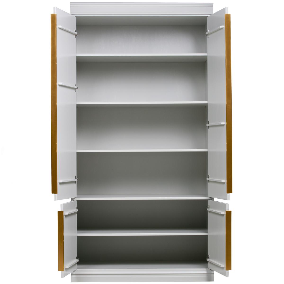 DREHTÜRENSCHRANK Organize Grau B: 110cm - Grau, Basics, Holz (110/215/44cm) - MID.YOU