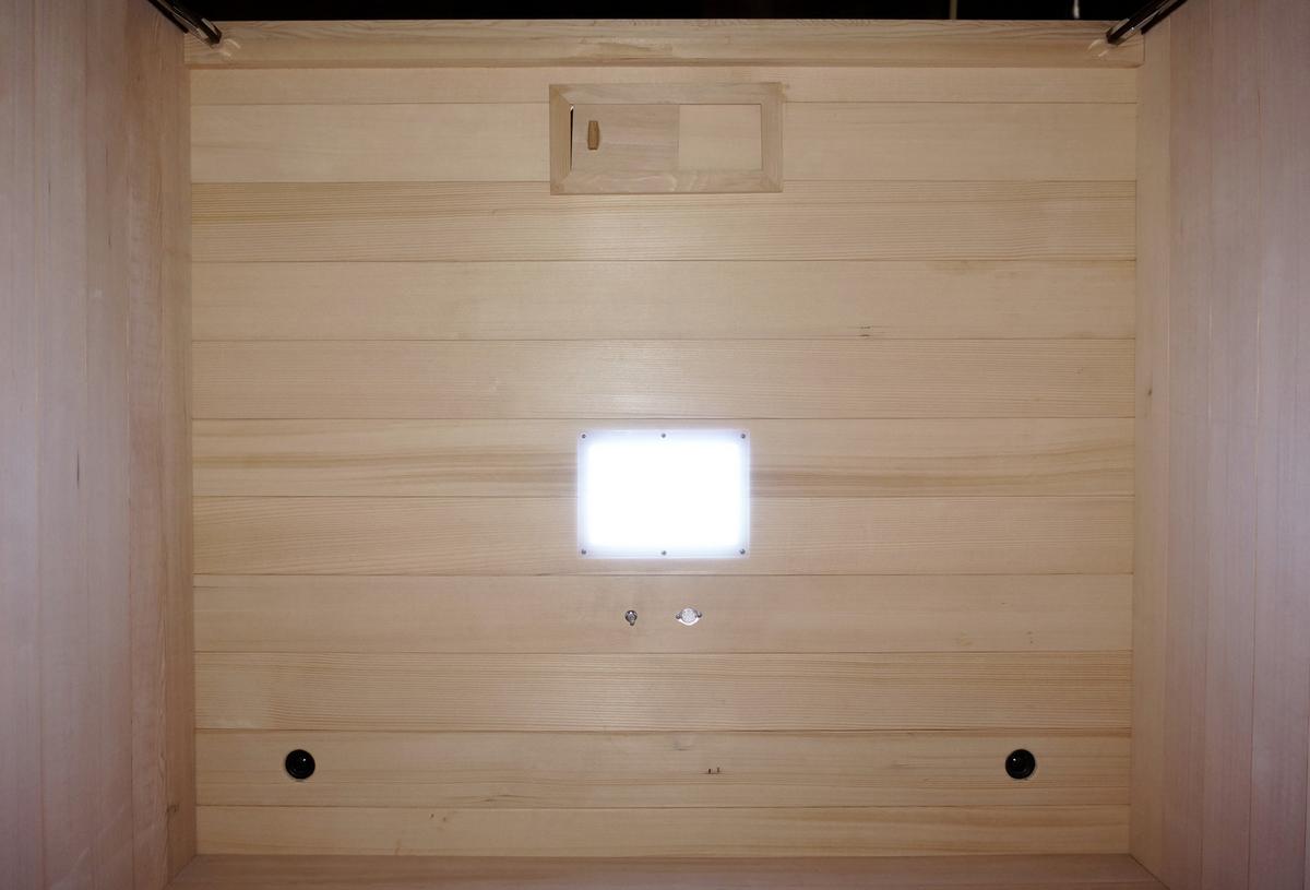 Infračervená kabína pro 2 osoby - přírodní barvy, Basics, dřevo (120/195/100cm) - Sanotechnik
