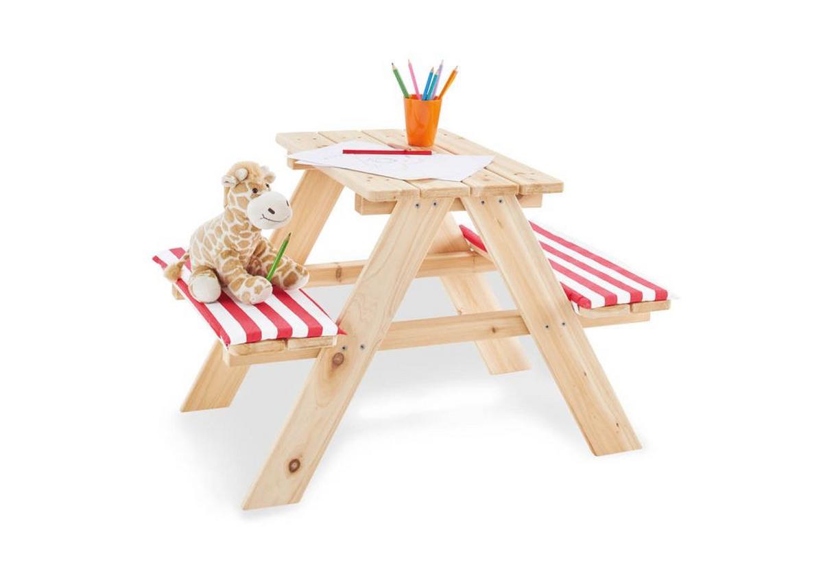 Kindersitzgruppe natur - Naturfarben, Basics, Holz (51/79/50cm) - Pinolino