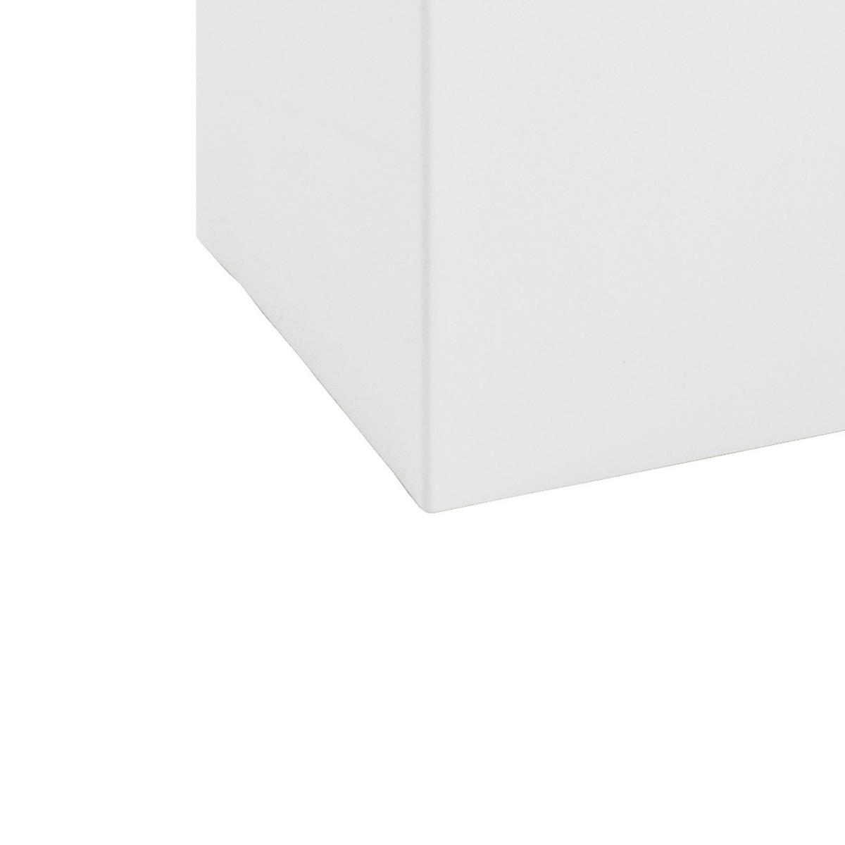 Schirmständer Quinn Weiß Metall H: 48 cm - Weiß, MODERN, Metall (16/48/16cm)