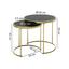 Satztisch Cora 2-Teilig - Goldfarben, Design, Glas/Metall (42/45/42cm) - Livetastic Satztisch Cora 2-Teilig - Goldfarben, Design, Glas/Metall (42/45/42cm) - Livetastic