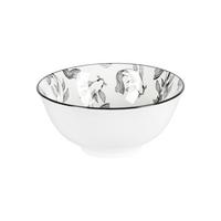 Miska na müsli Shiva, Ø: 15,5cm - bílá/černá, Lifestyle, keramika (15,5/7cm) - Mömax