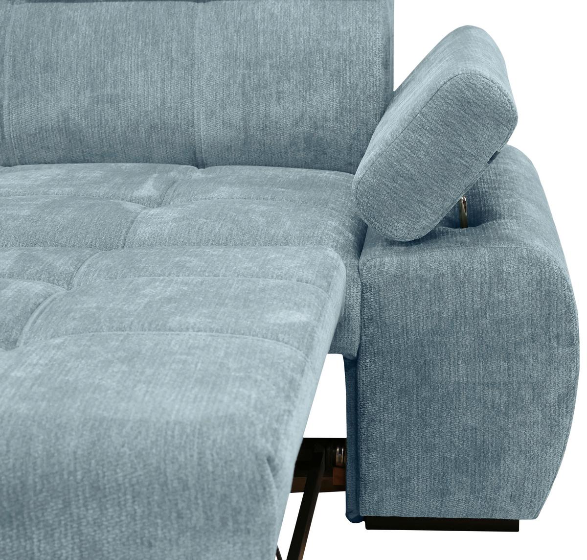 Rohová sedačka VEGAS, levá, mátově zelená žinylka - černá/mátově zelená, Design, dřevo/textil (173/294cm)