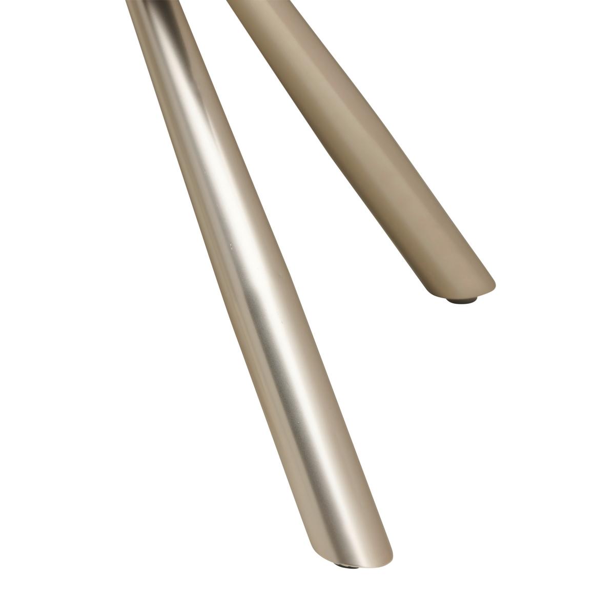 Armlehnstuhl Enid Webstoff Anthrazit, B: 60 cm - Anthrazit/Nickelfarben, KONVENTIONELL, Textil/Metall (60/92/65cm) - Livetastic