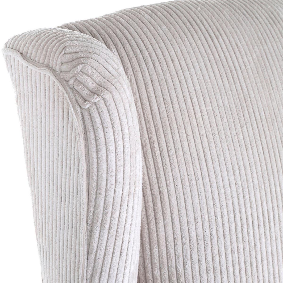 Kreslo - ušiak VIOLA, béžový menčester - čierna/béžová, drevo/textil (82/95/85cm) - Mömax