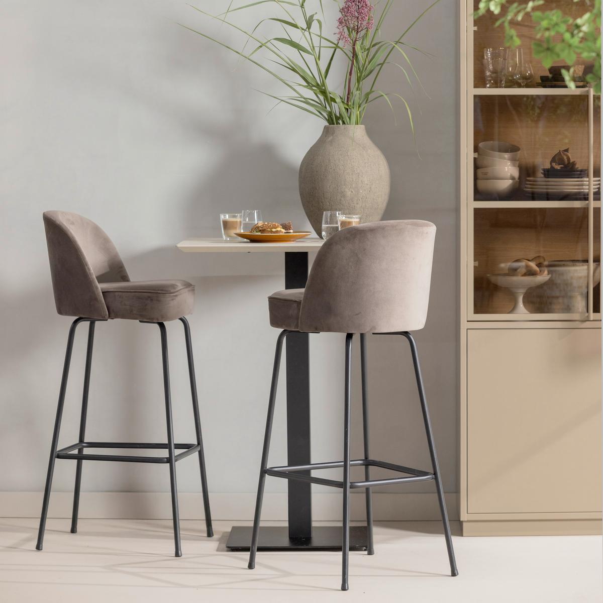 TISCHGESTELL Tablo Schwarz L: 50cm - Schwarz, MODERN, Metall (50/50/105cm) - Livetastic