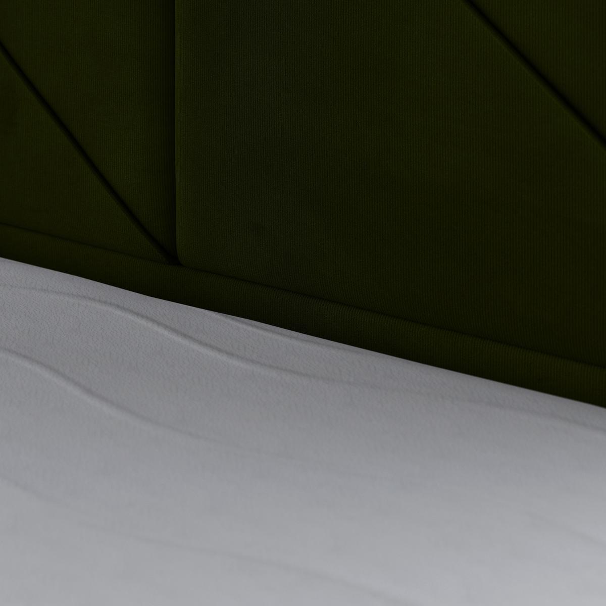 Boxspringbett mit Bettkasten 180x200 cm Bologna Grün - Schwarz/Grün, MODERN, Holz/Kunststoff (180/200cm) - MID.YOU