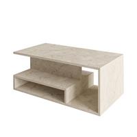 Couchtisch Vera Beige B: 90 Cm - Beige, Design, Holzwerkstoff (90/45/35cm) - Livetastic