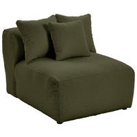 Modul Sofa Bloom B: 85 Cm Olivgrün - Olivgrün, Trend, Textil (85/70/122cm) - Livetastic