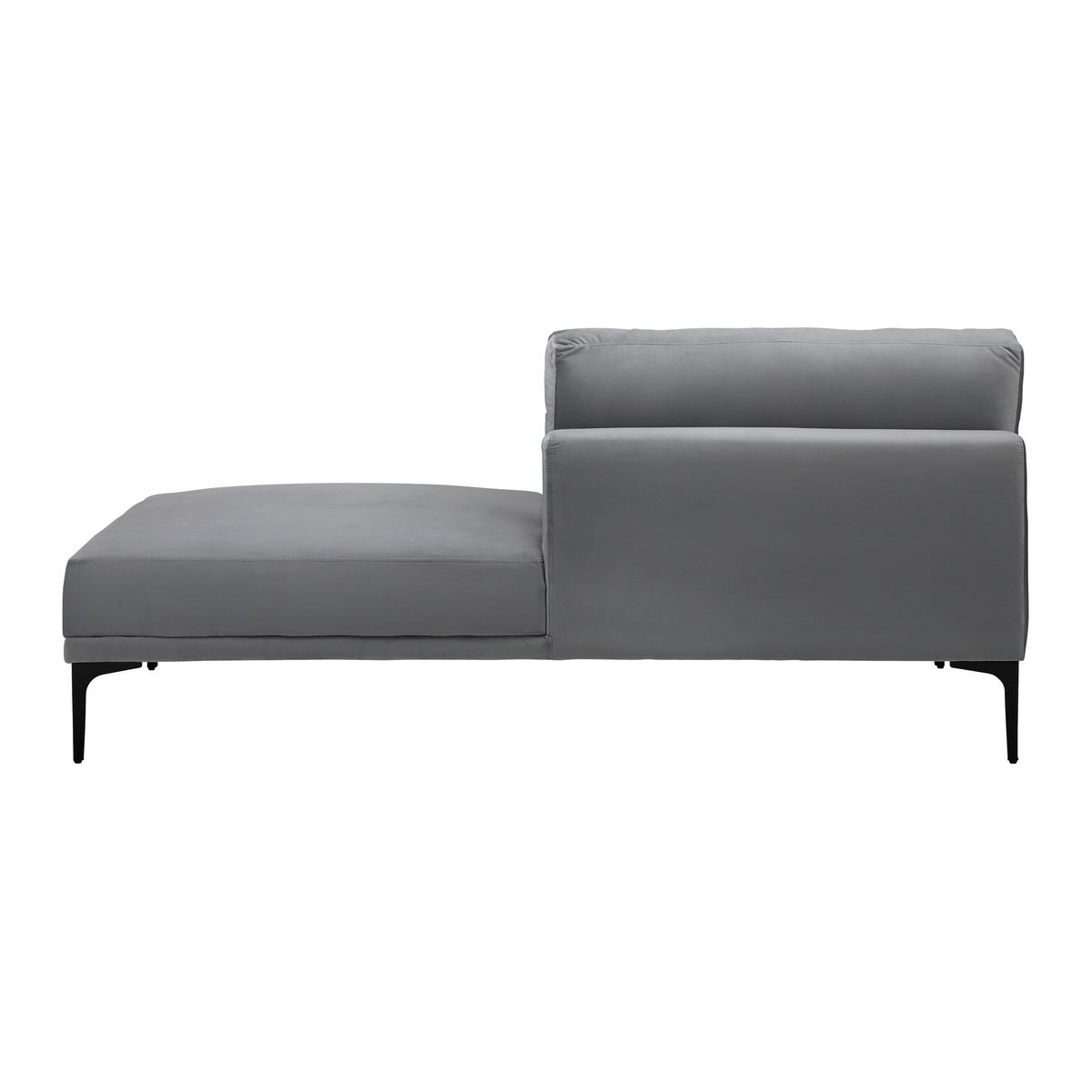 Pohovka TESSA tmavá sivá - čierna/tmavosivá, Modern, kov/textil (180,5/82,5/88,5cm) - Bessagi Home