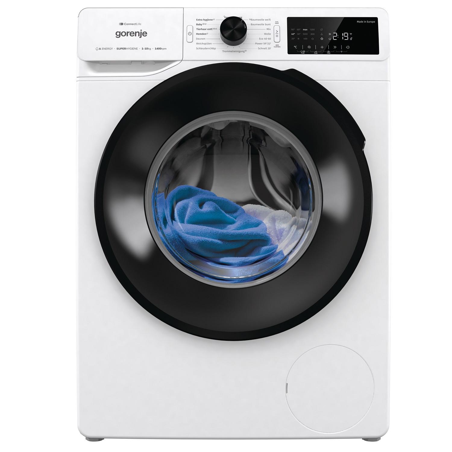 Waschmaschine WGPNEI14A2DTS Füllmenge ca. 10 kg, EEKL: A - Weiß, Basics, Kunststoff/Metall (60/85/61cm) - Gorenje
