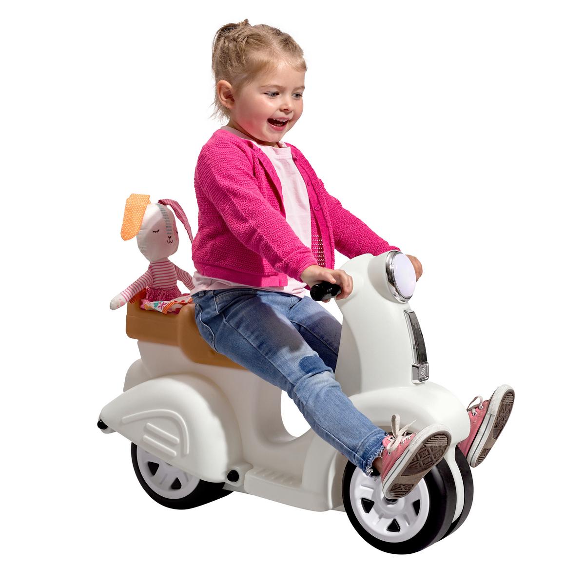 Laufrad Ride Along Scoot Braun/weiß T: 50,8 Cm - Braun/Weiß, KONVENTIONELL, Kunststoff (50,8cm) - Ambia Garden