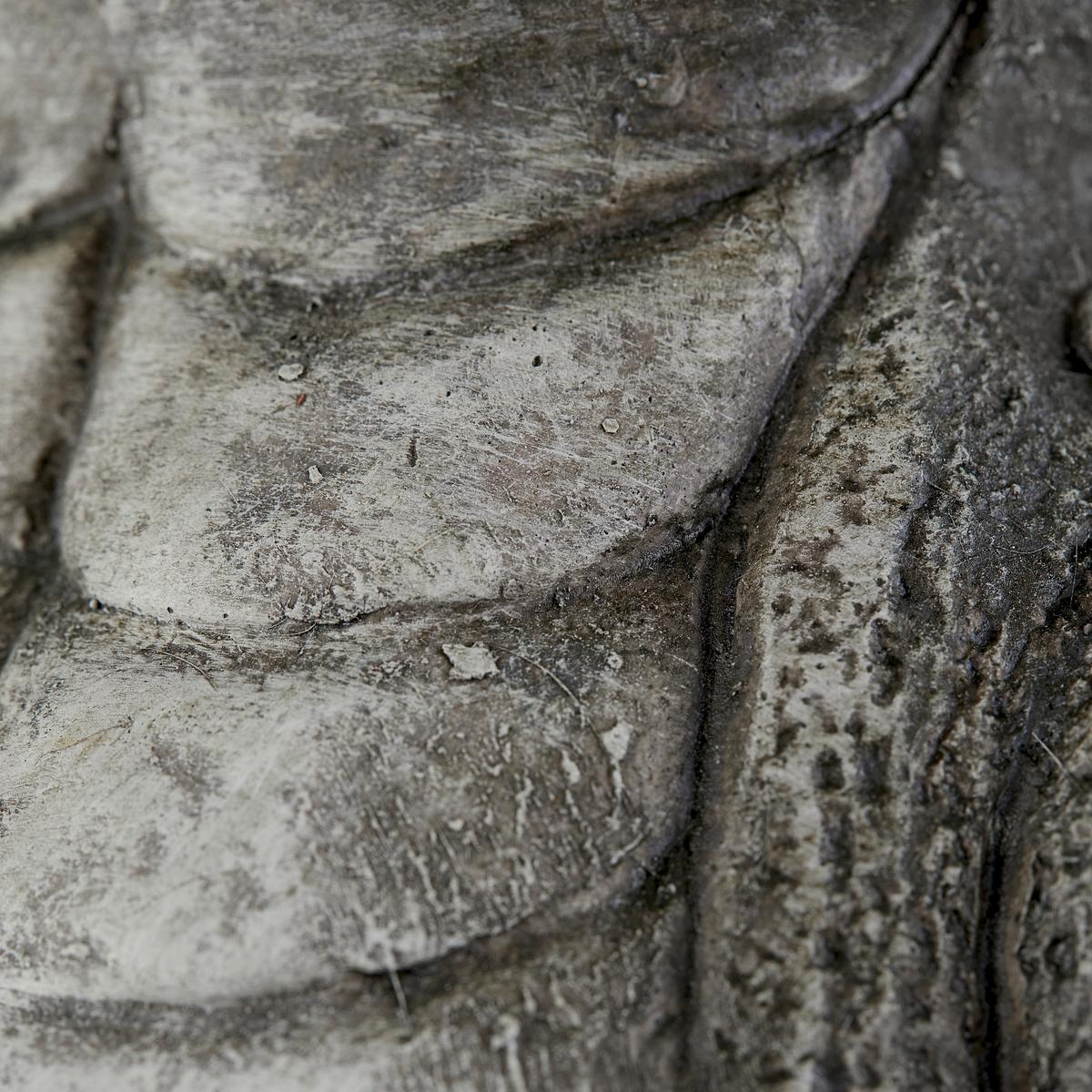 Dekodrache Barry L/b/h: Ca. 22/32,5/24 Cm - Grau, KONVENTIONELL, Stein (22/32,5/24cm) - Ondega