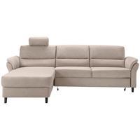 Ecksofa Cavoli, Beige S: 176x279 cm - Beige/Schwarz, MODERN, Textil (176/279cm) - Livetastic