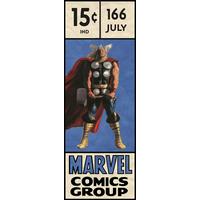 Fototapete Thor Retro Comic Box - Multicolor, Trend, Textil (100/280cm)