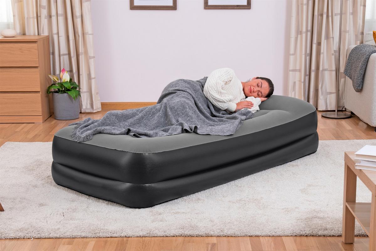 Luftmatratze Tritec Airbed Twin 191x97x46 Cm Bis 150 Kg - Schwarz/Grau, MODERN, Kunststoff (191/97/46cm) - Bestway