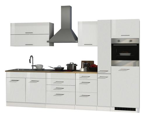 Kompakt, mit ausreichend Stauraum und schöner Optik Kompakte Küchenzeile mit Elektrogeräten