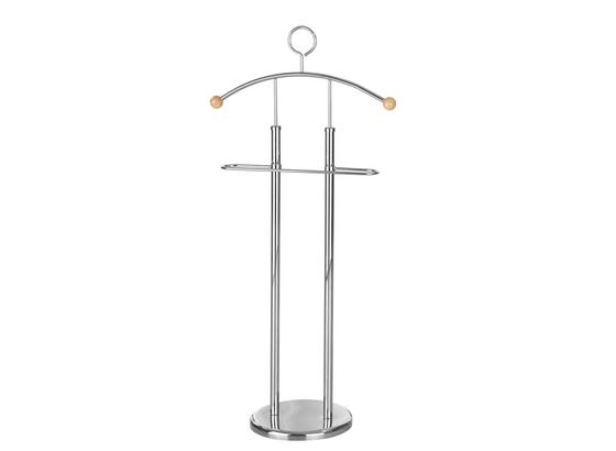 Kleiderständer Rudy II - Chromfarben/Buchefarben, Basics, Holz/Metall (28/113cm) - Mömax modern living Kleiderständer Rudy II - Chromfarben/Buchefarben, Basics, Holz/Metall (28/113cm) - Mömax modern living