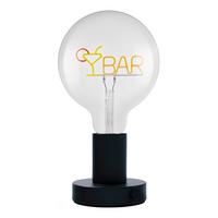 Tischleuchte, E27, 1,8w 1906 Letter Tbl Bar 1.2w E27 - Schwarz, Basics, Metall (12,5/23,1cm) - Ledvance