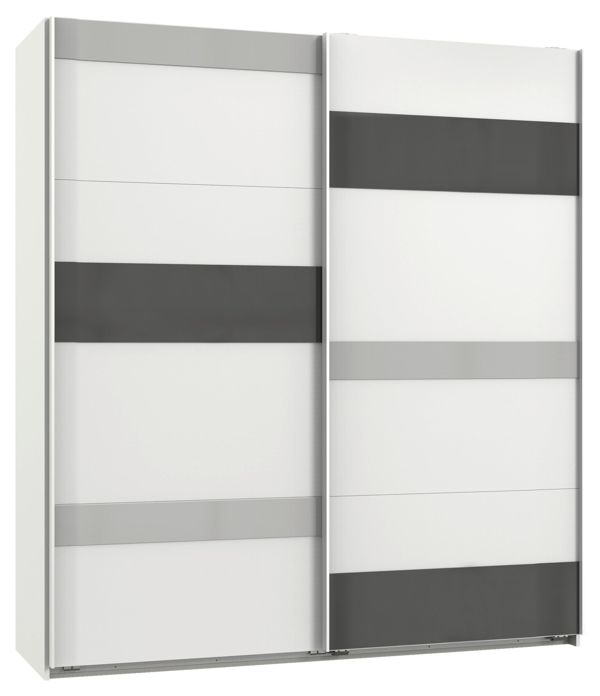Monaco Grau/weiß B: 180 Cm Monaco