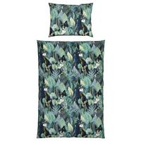 Bettwäsche Jungle - Waldgrün/Salbeigrün, ROMANTIK / LANDHAUS, Textil (140/200null) - James Wood