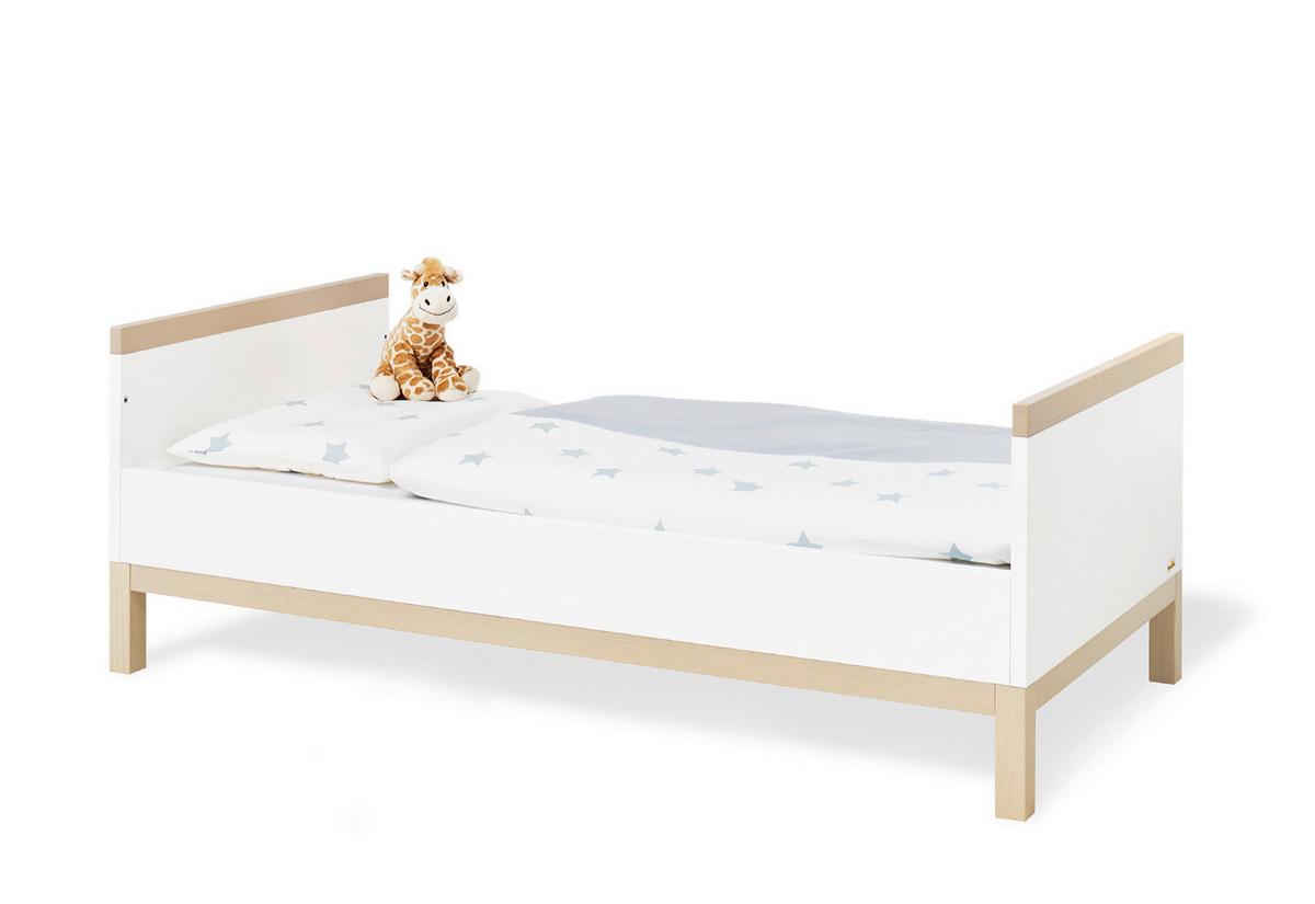 Babyzimmer 090061b Light - Ahornfarben/Weiß, Design, Holzwerkstoff - Pinolino