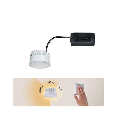 LED-Deckenleuchte Ø 5 cm 1-Flammig, dimmbar, Satin - Basics, Kunststoff (5cm) - Paulmann