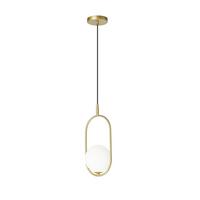 Hängeleuchte 31-73457 - Weiß, Design, Glas/Metall (18,5/15/120cm)